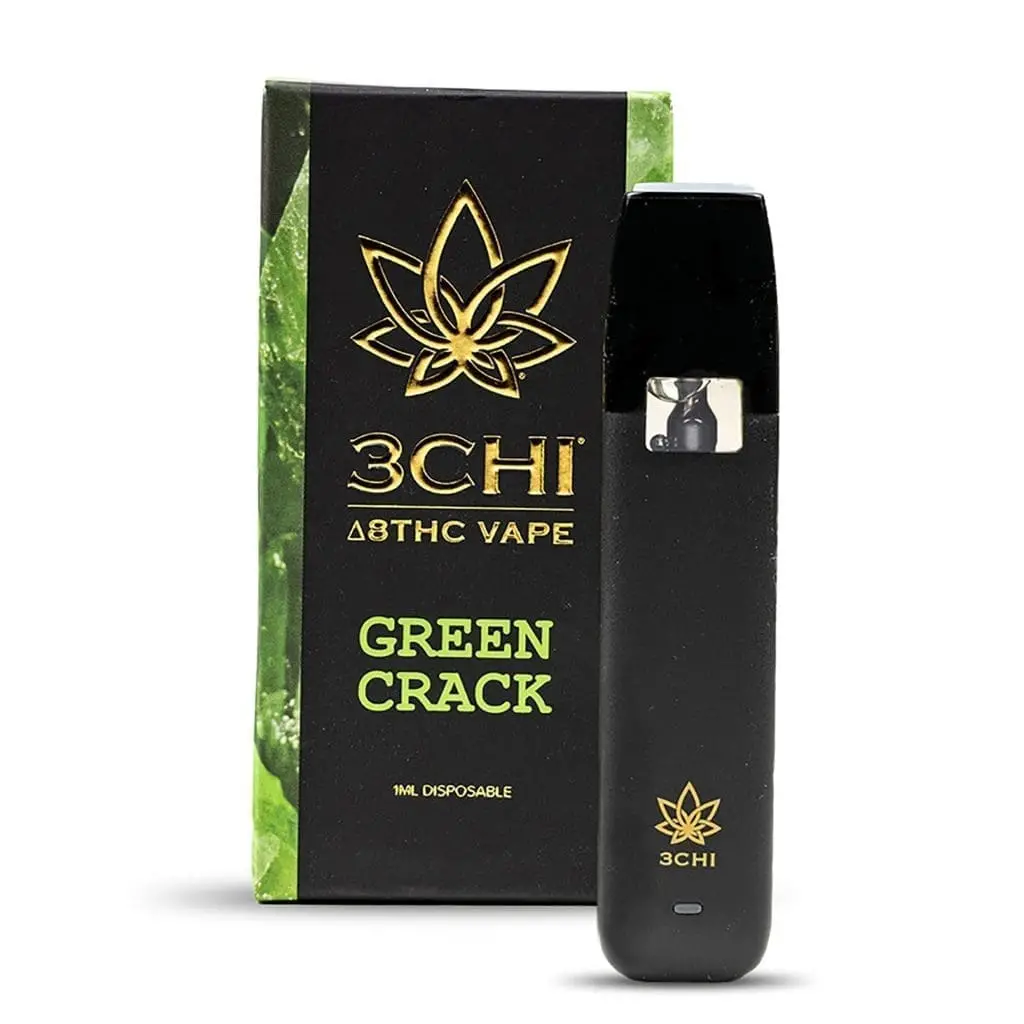 3Chi Delta 8 THC Disposable Vape Pen – Green Crack