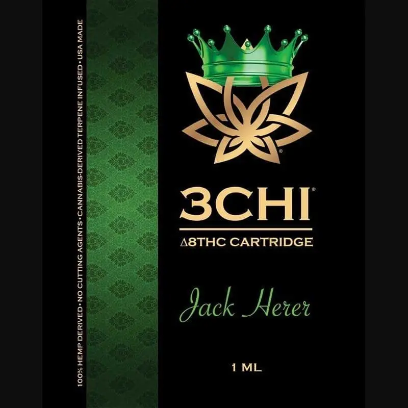 3Chi Delta 8 THC Vape Cartridge with Cannabis Derived Terpenes – Blackberry Kush