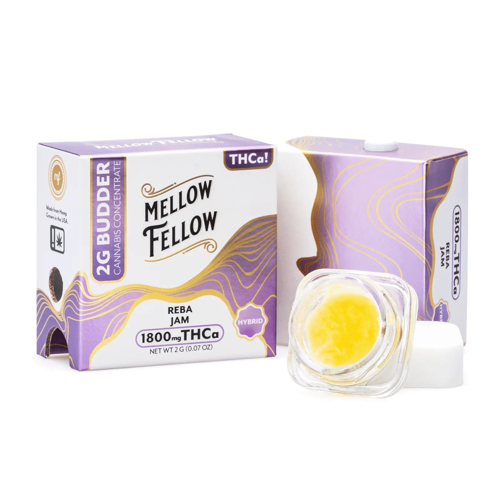 Mellow Fellow THCa Budder – Reba Jam (2 gram)