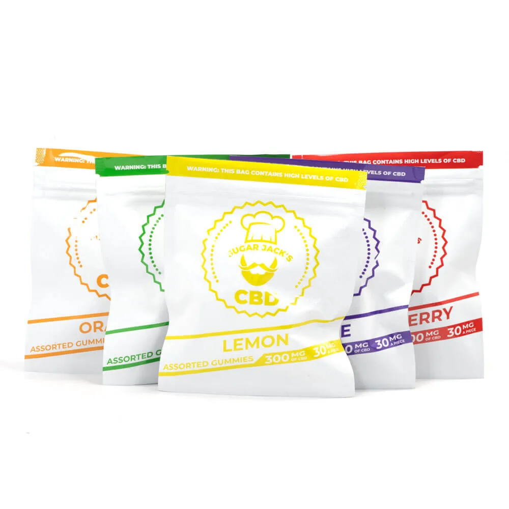 Sugar Jack’s – 300mg CBD Assorted Gummies
